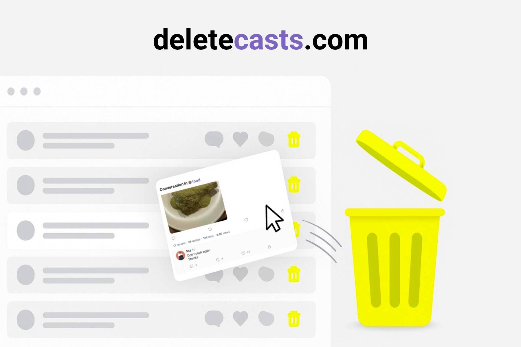 DeleteCasts - Farcaster Mini Apps